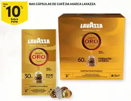Continente Cápsulas de café lavazza promoção