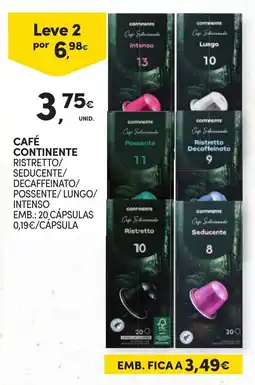 Continente Café continente promoção