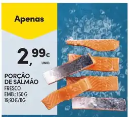 Continente Porção de salmão fresco promoção