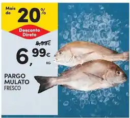 Continente Pargo mulato fresco promoção