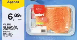 Continente Filete de salmão continente promoção