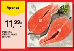 Continente Postas de salmão frescas promoção