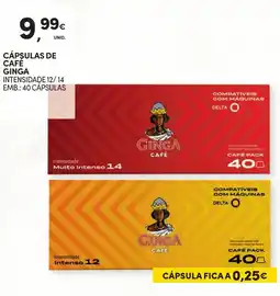 Continente Cápsulas de café ginga promoção
