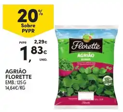 Continente Agrião florette promoção