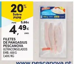 Continente filetes de pangasius pescanova promoção