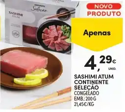 Continente Sashimi atum continente seleção promoção