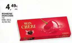 Continente bombons mon chéri promoção
