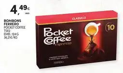 Continente Bombons ferrero pocket coffee promoção