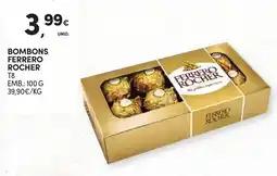 Continente bombons ferrero rocher promoção