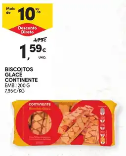 Continente Biscoitos Glacé Continente promoção