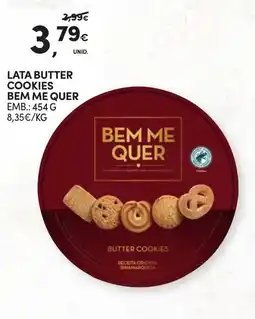 Continente butter cookies bem me quer promoção