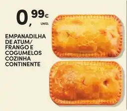 Continente empanadilha de atum/frango e cogumelos cozinha continente promoção