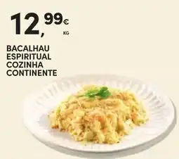 Continente Bacalhau espiritual cozinha continente promoção