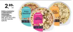 Continente Pizza 4 queijos/ carbonara/ havaiana continente promoção