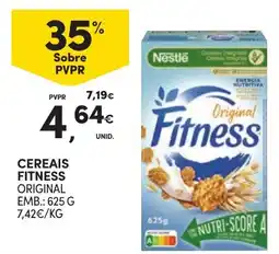 Continente Cereais fitness original promoção