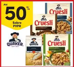 Continente Quaker Cruesli promoção