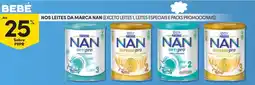 Continente Nos leites da marca nan promoção