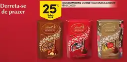 Continente nos bombons cornet da marca lindor promoção