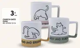 Continente Caneca gato kasa promoção