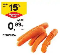 Continente cenoura promoção