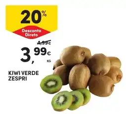 Continente kiwi verde zespri promoção