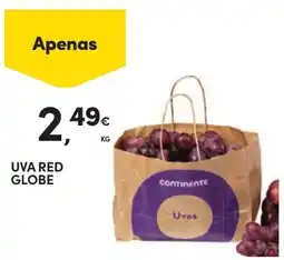 Continente Uva red globe promoção