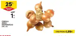 Continente Cebola zero% desperdício promoção
