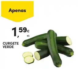 Continente Curgete verde promoção