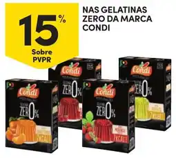 Continente Nas gelatinas zero da marca condi promoção
