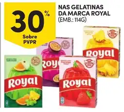 Continente Nas gelatinas da marca royal promoção
