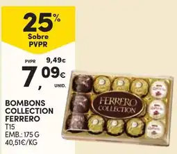 Continente bombons collection ferrero promoção