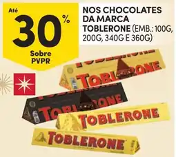 Continente nos chocolates da marca tobrerone promoção