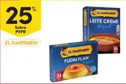 Continente El mandarin pudim flan original promoção