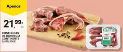 Continente Costeletas de borrego continente (embaladas) promoção