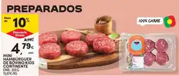 Continente Mini hambúrguer de bovino kids continente promoção