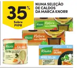 Continente Numa seleção de caldos da marca knorr promoção