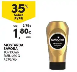 Continente Mostarda savora promoção