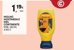 Continente molho mostarda e mel continente promoção