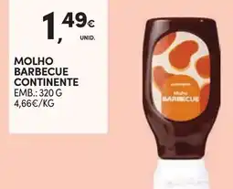 Continente molho barbecue continent promoção