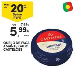 Continente Queijo de vaca amanteigado castelões promoção