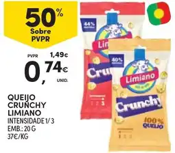 Continente Queijo crunchy limiano promoção