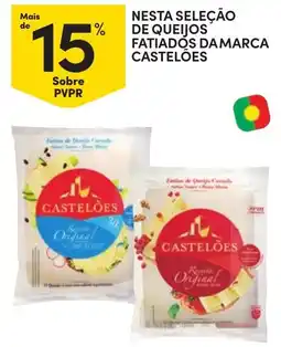 Continente queijos fatiados da marca castelões promoção