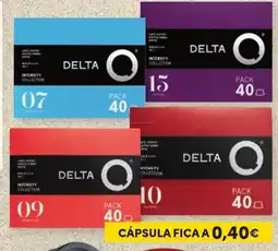Continente Delta cápsula promoção