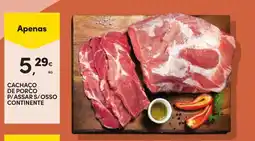 Continente Cachaço de porco promoção