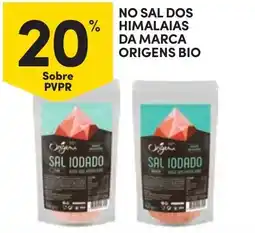 Continente No sal dos himalaias da marca origens bio promoção