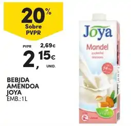 Continente Bebida amêndoa joya promoção