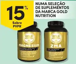 Continente Numa seleção de suplementos da marca gold nutrition promoção