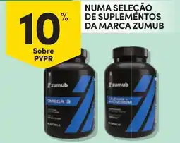 Continente Numa seleção de suplementos da marca zumub promoção