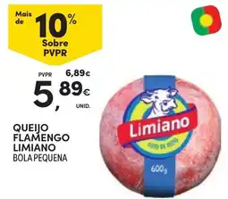 Continente Queijo flamengo limiano bola pequena promoção