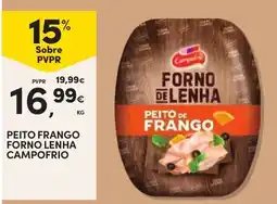 Continente Peito frango forno lenha campo frio promoção